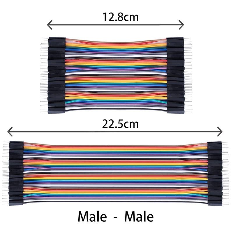 Aypzuke 10cm+20cm 240pcs Breadboard Jumper Wires Cable Kit, Male to Female, Female to Male, Compatible for Arduino and Raspberry Pi - Image 4